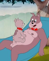spike bulldog from hanna-barbera by unclejock