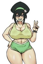 toph bei fong from avatar the last airbender by zaxton