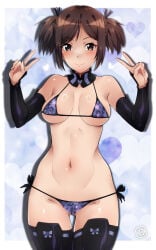 kuroda kunika from strike witches by em (totsuzen no hakike)