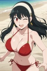 1girls ai_generated aindroidparanoid ass beach big_ass big_breasts big_butt bikini breasts busty butt curvy cute fat_ass female female_only hair hi_res hips huge_ass huge_breasts human large_ass large_breasts legs mature_female milf mommy narrow_waist red_bikini red_swimsuit slim_waist spy_x_family swimsuit tagme thick_ass thick_thighs voluptuous waist wide_hips yor_briar yor_forger