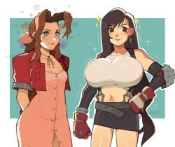 aerith gainsborough from final fantasy by jsq012