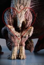 3d_(artwork) anus apollo_(artist) arnold_(software) autodesk_maya_(artwork) butt clitoral_hood clitoris crown digital_media_(artwork) digitigrade dragon european_mythology feet female feral genital_piercing genitals headgear heart_symbol hi_res looking_at_viewer membrane_(anatomy) membranous_wings multicolored_body mythological_creature mythological_scalie mythology nova_(apollo) pawpads piercing praise_da_booty_(meme) presenting presenting_hindquarters presenting_vulva pubic_boot puffy_anus quadruped realistic red_body royalty scales scalie solo solo_feral substance_painter_(artwork) tail tail_anus tan_anus two_tone_body vaginal vulva vulva_piercing western_dragon widescreen wings zbrush_(artwork)