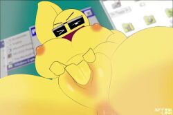10_seconds 1girls 2026 2d animated awesome_face breasts breasts_out emoji_(race) epic_face female female_focus female_masturbation female_only fingering fingering_self glasses humanoid looking_at_viewer loop masturbation mp4 naked naked_female nipples nude nude_female pussy pussy_focus shades shorter_than_10_seconds solo solo_female sound sound_edit sound_warning srrealleaf steam tagme vagina video volume_warning yellow_body yellow_skin
