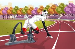 101_dalmatian_street 101_dalmatians 2_missing_limbs aged_up all_fours amputee anthro anthrofied anus backsack balls butt canid canine canis casual_nudity collar collar_only dal101strefan dalmatian delgado_(101_dalmatians) digital_media_(artwork) disability disney domestic_dog double_amputee flaccid foreskin fur genitals hi_res humanoid_genitalia humanoid_penis male male_only mammal missing_all_legs nipples nude outside partially_retracted_foreskin penis plant smile solo tail tree