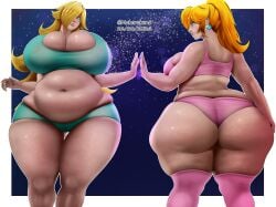 princess peach from mario (series) by makaro-kono (artist)