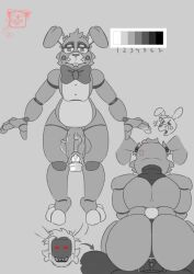 anal anal_penetration animatronic anthro balls big_balls big_butt big_penis butt duo erection five_nights_at_freddy's five_nights_at_freddy's_2 foreskin from_behind_position genitals glans hi_res huge_balls huge_butt huge_penis katsel lagomorph leporid machine male male/male mammal monochrome nude penetration penile penile_penetration penis presenting presenting_penis rabbit robot scottgames sex short_tail simple_background tail toy_bonnie_(fnaf) vein veiny_penis withered_bonnie