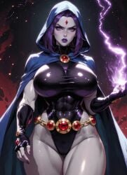 10_seconds ai_animation ai_generated ai_video angry_face athletic_female aura big_breasts big_lips bouncing_breasts curvaceous dark_background dc_comics grey-skinned_female high_quality hooded_cloak leotard looking_at_viewer magic moonchild41 no_sound purple_eyes purple_hair purple_lipstick rachel_roth raven_(dc) short_hair staring swaying_hips tagme teen_titans thick_thighs video walking_towards_viewer wide_hips