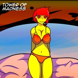 1girls beach big_breasts female juke's_towers_of_hell roblox roblox_game solo source_request tagme towerhuman_(jtoh) towerwoman_(jtoh)