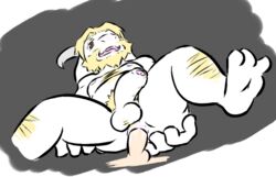 3_toes anal anal_sex anthro anus asgore_dreemurr ass balls barefoot beard body_hair brown_eyes caprine color disembodied_penis erection eternallytardy facial_hair feet fur goat hair half-erect hindpaw holding_ass horn looking_pleasured lying male male_only mammal moan monster musclegut nipples nude on_back open_mouth paws pecs penetration penis perineum perspective plantigrade pubes sex soles solo_focus spread_legs spreading toes uncut undertale video_games white_fur yaoi