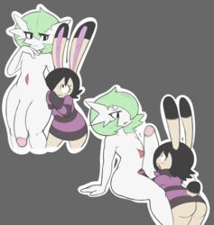 1boy 1girls aintsmart anthro ass assertive assertive_female blush dumbun female female_anthro femboy femboy_on_female femsub gardevoir imminent_fellatio imminent_oral lagomorph male male_gardevoir male_pokemon maledom mammal nintendo original original_character penis penis_awe pokémon_(species) pokemon pokemon_(species) pokemon_rse presenting presenting_hindquarters straight video_games