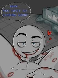 _boyfriend) art female horny_male male oc oc_(you oc_x_canon peter_(your_boyfriend) pussy sex tongue tongue_out you_boyfriend