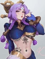 yunara (league of legends) from league of legends by allen skies02