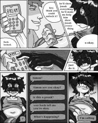 anguish animal_genitalia animal_penis anthro anthro_on_human anthro_orca big_cock big_penis black_and_white black_body black_hair blonde_hair broken_rape_victim bullied bully bullying cetacean cetacean_genitalia cetacean_penis cock coerced comic comic_page continuation crying dark_hair english english_dialogue english_text evil_grin evil_smile exposed exposed_penis forced forced_exposure forced_to_comply forcing gay handicapped head_fin helpless helpless_male hopeless human_on_anthro humiliated humiliation imminent_rape large_penis look_of_terror male male/male male_focus male_only mental_breakdown mind_break mind_broken mindbreak mr_shrink nerd nerdy_male nonconsensual orca orca_boy penis penis_out phone quivering rubbing_penis screentone sending_photo shaded_eyes shaded_face shadow_over_eyes shaking shaking_lines sharp_teeth short_hair simple_background smaller_top_and_beefy_bottom smile sob sobbing suffering taking_picture tank_top_lift tank_top_only tank_top_up tapering_penis tears tears_in_eyes terrified text text_bubble touching_penis unable_to_escape unable_to_fight_back uncensored unwilling_male white_male white_markings wobbly_mouth