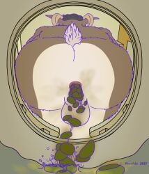 anthro anus ass backsack balls barely_visible_genitalia barely_visible_penis beanie_only bodily_fluids bovid butt_focus caprine carl_hendricks crowning_feces echo_(game) echo_(series) echo_project fart fart_fetish feces genital_fluids genitals glans hi_res humanoid_genitalia humanoid_penis john_q._psychic low-angle_view male mammal penis perineum scat sheep sitting small_penis solo toilet toilet_use turtleheading urine watersports worm's-eye_view
