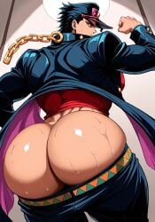 jotaro kujo from jojo's bizarre adventure by thesatyrboi