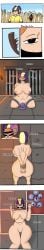 1girls bea_(brawl_stars) big_ass big_breasts bondage brawl_stars breasts damsel_in_distress defeat defeated defeated_heroine dildo dildo_in_pussy dildo_insertion dungeon female fully_nude gag gagged gagged_female gagged_speech gagging instant_loss instant_loss_2koma kidnapped kidnapped_girl kidnapping kingdagon knocked_out muffled muffled_moaning muffled_speech naked naked_female pussy restrained restraints scared scared_expression stuffed_belly stuffed_toy tear tearing_up tears