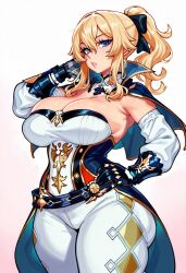 jean gunnhildr from genshin impact by gravure soraka