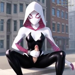 ai_generated cum cum_explosion cumshot futa_focus futa_solo futanari gwen_stacy handjob intersex jerking jerkingoff marvel masturbation no_sound penis semen solo solo_futa tagme video