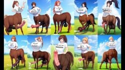 ai_generated centaur_futa cum futanari multiple_girls perchance_ai