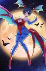 lilith aensland (cosplay) from darkstalkers by redrabbu