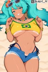 brazilian miku from vocaloid by bl4ck ai