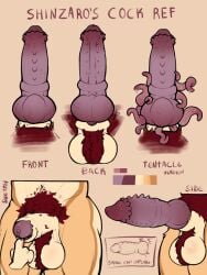 accessory animal_genitalia anthro balls bodily_fluids chimera chimera_dragon cock_ring european_mythology foreskin foreskin_play genital_fluids genitals greek_mythology hi_res jewelry knot knotted_penis maizena maizena_(character) male mythological_chimera mythological_creature mythology penile_spines penis penis_accessory penis_jewelry penis_lineup precum pubes sheath shinzaro_redmane spiked_penis spikes spikes_(anatomy) tentacle_on_penis uncircumcised
