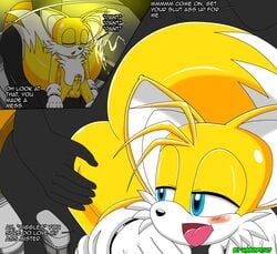 anal anal_sex anthro ass big_butt comic cum dialogue duo english_text femboy male nobody147 nude penetration penis sex sonic_(series) sonic_the_hedgehog_(series) sonic_the_hedgehog_2 tails text uncut video_games yaoi young