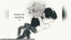 2boys alien_stage animated animation caecaensfw2 creampie cuntboy dom_moaning duo gay gay_sex high_pitched_male intersex ivan_(alien_stage) male male_moaning monochrome mp4 sound tagme till_(alien_stage) video wllwxxx yaoi