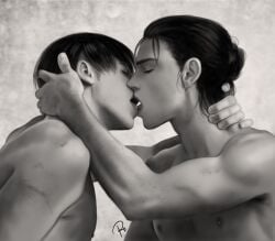 eren jaeger from attack on titan by roredwarrior3
