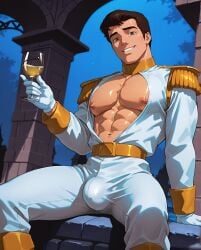 cinderella_(1950_film) disney gay prince_charming solo solo_male yaoi