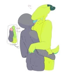 2boys anon anthro anthro_on_human frottage green_body grinding heart_symbol kissing limosa making_out no_eyes rottarat simple_background slime slimy_body slimy_penis slimy_tongue slug x-ray xray_view