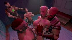 3d anal anal_insertion anal_sex breast_grab breast_press breasts closed_eyes cuckold double_penetration groping groping_breasts hardcore_sex interrogation_room johnny_cage kano_(mortal_kombat) knife lifting lifting_person military mortal_kombat mortal_kombat_(2011) mortal_kombat_11 mortal_kombat_x netherrealm_studios penetration rough_sex sonya_blade sonya_blade_(mk9) special_forces threesome vaginal_penetration video_game video_game_character video_game_franchise watching