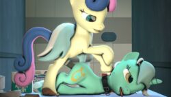 3d animal_genitalia animated ass balls bonbon_(mlp) collar cutie_mark dickgirl doggy_style equine female feral feral_on_feral friendship_is_magic from_behind furry futa_on_female futanari horn horsecock intersex lyra_heartstrings_(mlp) mammal my_little_pony open_mouth pegasus penetration penis pony sex smile tongue tongue_out two_tone_hair unicorn wings woozybits