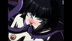 animated animated blowjob cum cum_in_mouth cum_swallow excessive_cum eye_roll forced_oral natsume_(zone) pale-skinned_female pale_skin shocked shocked_expression tentacle tentacle_cum tentacle_in_mouth zone