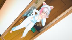 cat_girl cute sakurainozomi white_hair