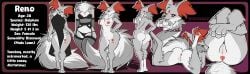 absurd_res anthro anus ass big_butt breasts clothing delphox female generation_6_pokemon genitals hi_res lingerie lingerie_panties model_sheet nintendo nipples pokemon pokemon_(species) presenting presenting_pussy pussy shiny_pokemon smile smirk solo tenkellyart wide_hips