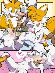 1boy 1boy1girl 1girls 2d age_difference anthro blush cum cum_in_pussy cum_inside fox idw_comics idw_publishing kissing lanolin_the_sheep male/female mobian mobian_(species) mobian_sheep naked_female older_female peppermintwolf sega sheep sonic_(series) sonic_the_hedgehog_(comics) sonic_the_hedgehog_(idw) sonic_the_hedgehog_(series) straight tagme tails tails_the_fox younger_male