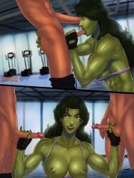 blowjob marvel marvel_comics she-hulk tagme