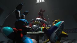 3d anthro avian bird canine chicken crossover female five_nights_at_freddy's five_nights_at_freddy's_2 fox foxy_(fnaf) hedgehog horror jessen lagomorph rabbit rule_63 silver_the_hedgehog sonic_(series) source_filmmaker straight toy_bonnie_(fnaf) toy_chica_(fnaf) video_games