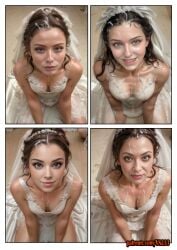 ai_generated bridal_veil bride cheating cheating_bride cheating_on_wedding_day cheating_wife cuckold cum cum_in_hair cum_on_breasts cum_on_chest cum_on_face cum_on_forehead high_resolution highres netorare ntr vs233 wedding_dress wedding_veil woman