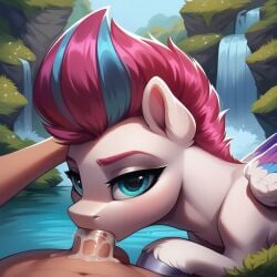 ai_generated blue_eyes fellatio female friendship_is_magic hair hasbro male mlp_g5 my_little_pony oral penis pink_hair pony_diffusion_xl ponystalker short_hair white_body white_fur zipp_storm_(mlp)