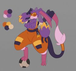 alternate_version_available bandicraft beastieball goggles purple_fur tagme traknoch