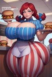 1female 1girls ai_generated big_breasts bloodytarnished female_only solo solo_female tagme wendy's wendy_thomas