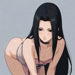 ai_generated black_hair femboy haku_(naruto) long_hair naruto