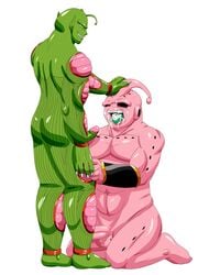 2boys alien balls boner cum cum_in_mouth cum_inside cum_on_face cum_on_tongue darthglacier dragon_ball dragon_ball_z duo erection gay majin_buu male male_only muscular namekian nude oral penis piccolo sex super_buu tongue yaoi