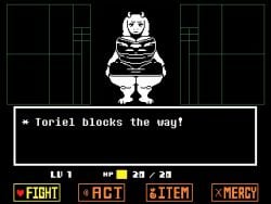 animated animated_gif anthro big_breasts clothed female gif goat_humanoid looking_at_viewer monster_girl morihoose pixel_(artwork) pixel_animation pixel_art solo solo_female thick_thighs toriel undertale undertale_(series)