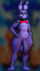 3d 3d_(artwork) 3d_render big_ass big_balls big_butt big_hips big_penis bonnie_(fnaf) bunny bunny_ears femboy five_nights_at_freddy's fnaf rabbit rabbit_ears rukoqen