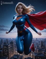 1futa abs ai_generated balls big_balls big_breasts breasts curvy cutanari dc dc_comics dickgirl futa_only futanari looking_at_viewer nipples nsfw nude penis perfect_body ready_to_fuck small_waist smile solo supergirl tan_skin testicles