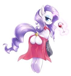 2015 alcohol ass beverage blue_eyes clothing cutie_mark equine eyeshadow female feral food friendship_is_magic fur glass gloves glowing hair half-closed_eyes hooves horn legwear levitation long_hair looking_at_viewer magic makeup mammal mlpanon my_little_pony purple_hair pussy rarity_(mlp) simple_background smile solo translucent underhoof unicorn white_background white_fur wine wine_glass