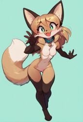 ai_generated anthro averi_(fiddleafox) female female_only fox furry furry_female horny horny_female solo